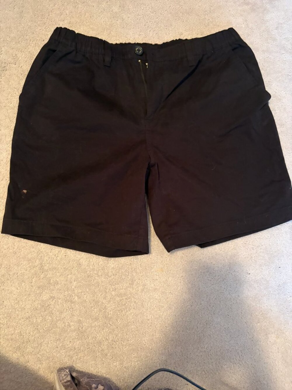 Chubbies Men's Black Shorts Size L - BOOMSHAKALAKA Zipper